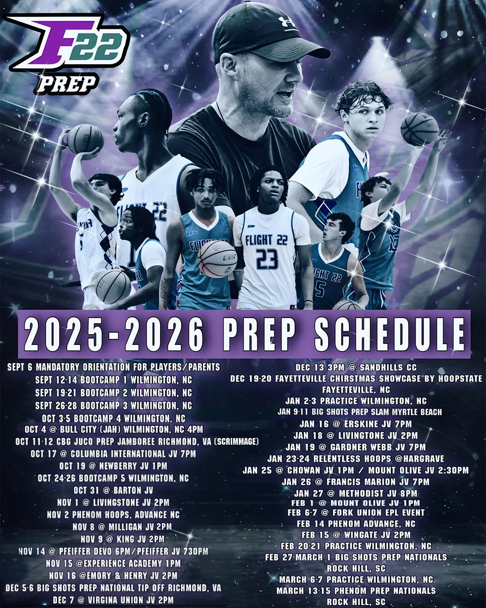 2025 Flight22 Schedule Update